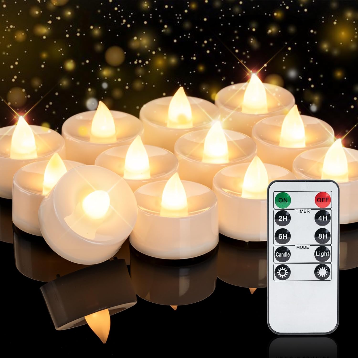 Thumbnail 6 de Homemory 24 LED Colour Changing Tea Lights 🕯