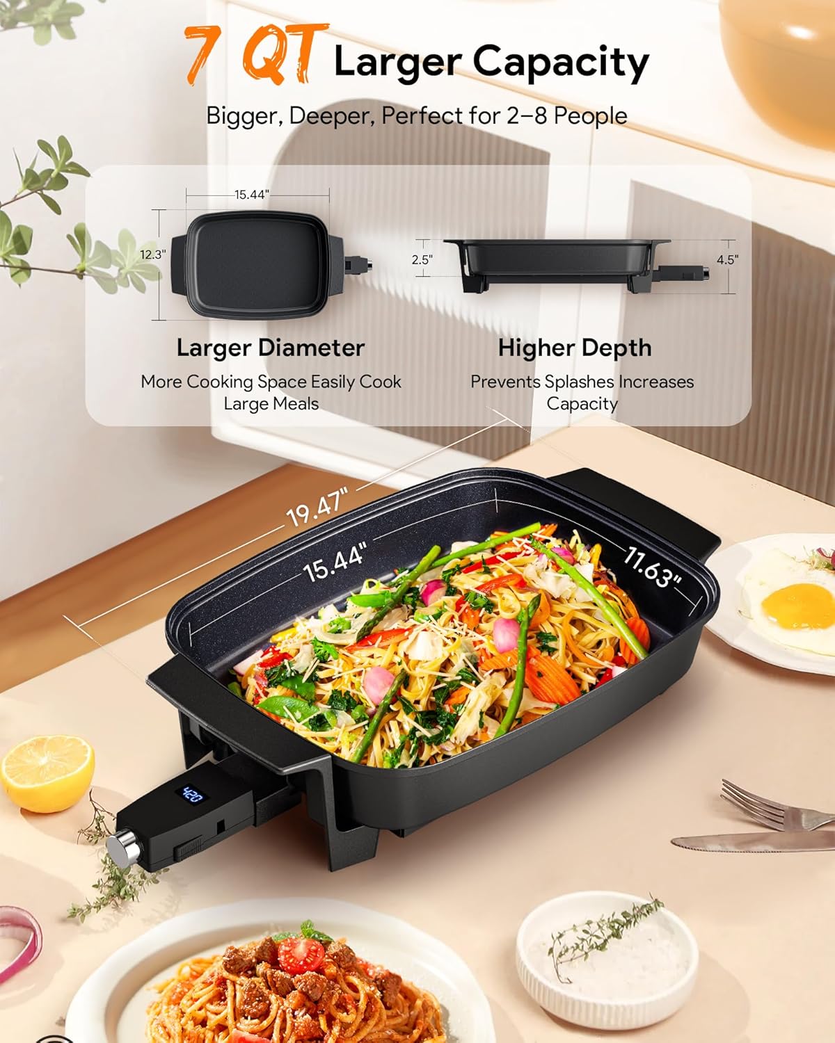 Thumbnail 6 de Nuwave Medley XL 7qt Digital Skillet