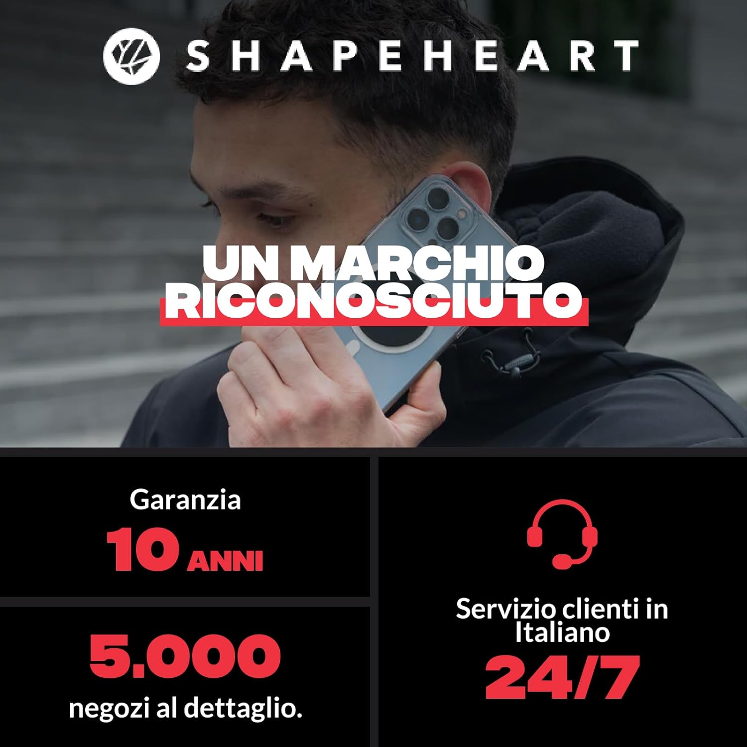 Thumbnail 6 de Shapeheart Porta cellulare scooter 8 kg