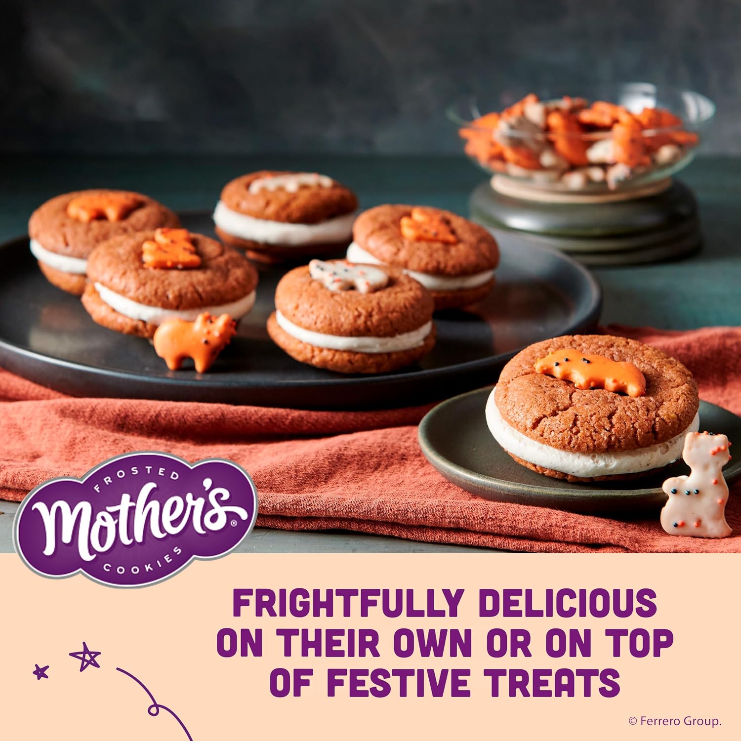 Thumbnail 5 de Mother's SUVELAM Eerie Critters Halloween Cookies, 30 Wrapped 0.5 oz Bags