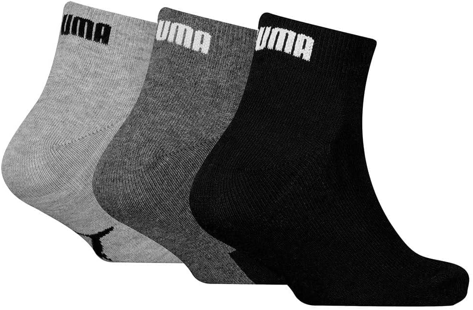 Thumbnail 1 de PUMA Bwt Quarter 3p Calzini Unisex per Bambini e Ragazzi – Pacco da 3
