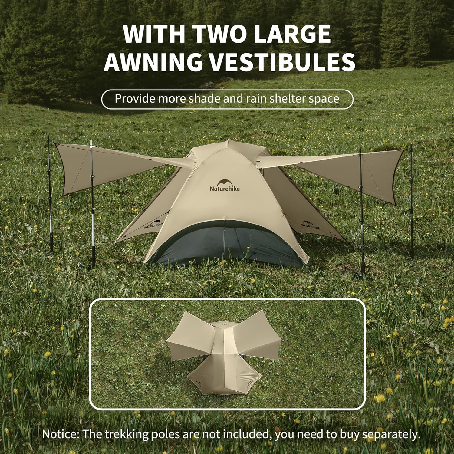 Thumbnail 2 de Naturehike Star River UL 2 Persone: Tenda Doppio Strato Ultralight per Backpacking