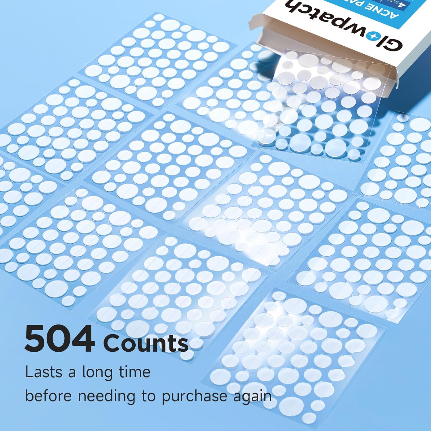 Thumbnail 1 de Glowpatch Pimple Patches 504 Count 🩹