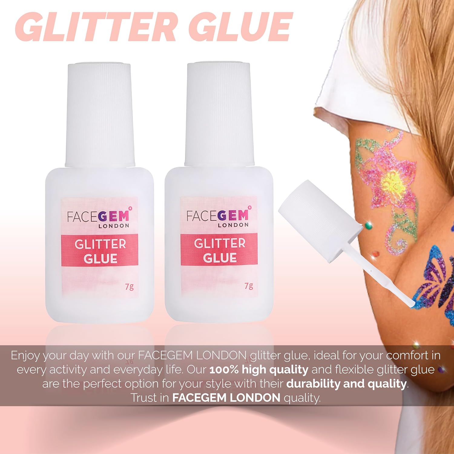 Thumbnail 5 de Body Glue for Tattoos and Makeup 7g x2