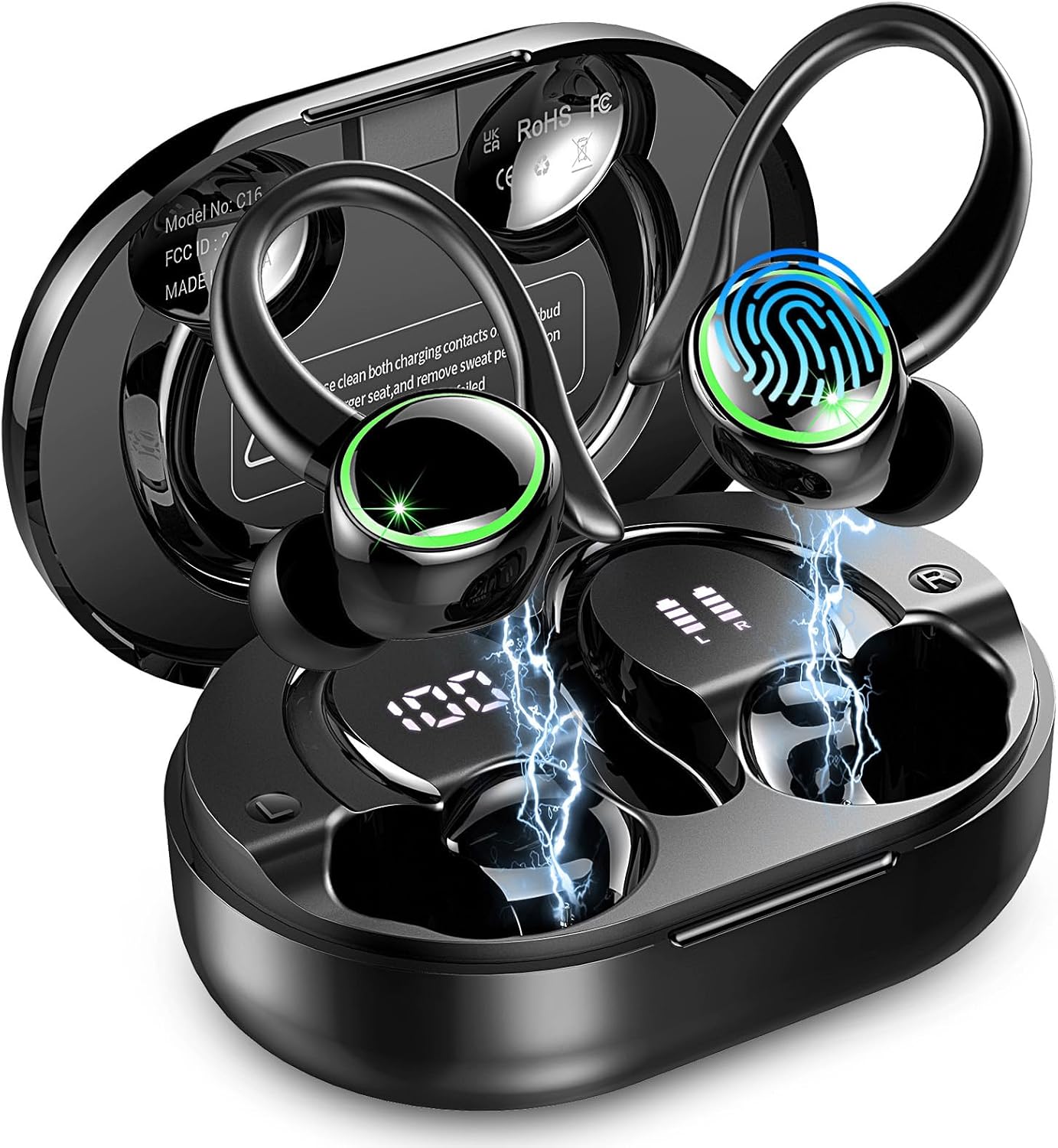Detalle de Wireless Earbuds with App Custom EQ and 50+ Hours Playtime