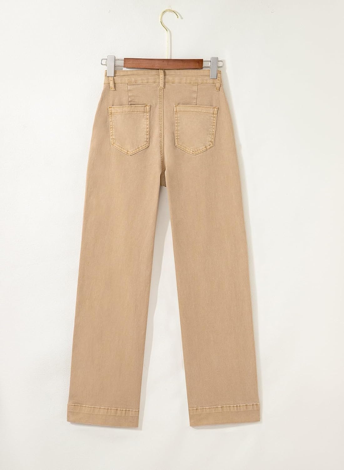 Detalle 1 de Astylish AHBW7874977-P Women's High-Waisted Wide-Leg Jeans