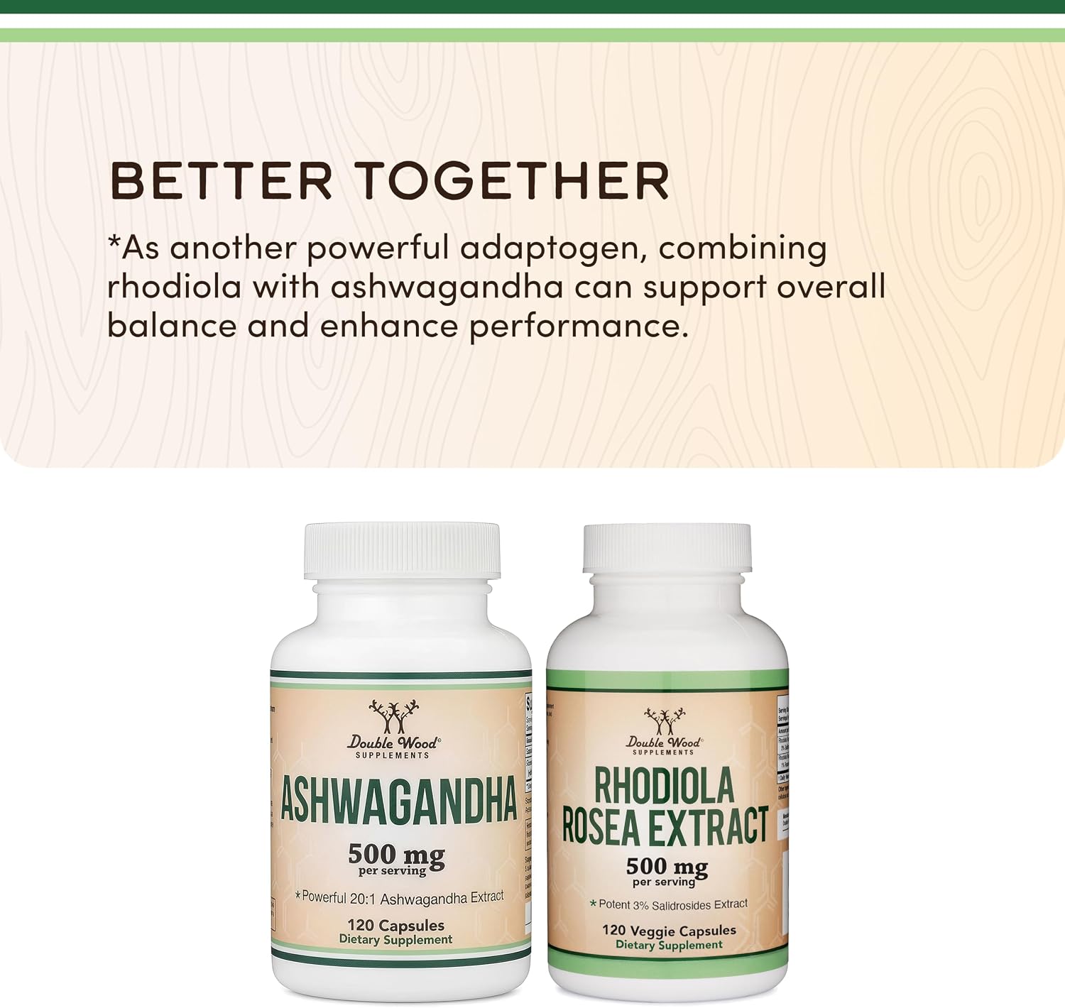 Thumbnail 6 de Double Wood Ashwagandha Supplement 20:1 Extract
