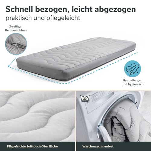 Thumbnail 4 de Skandika Isomatte Easy 3D Premium Flex Bundle – Luftmatratze mit Bezug, 200 × 85 × 12 cm, USB-C Pumpe, 1 Person