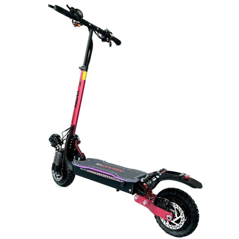 Detalle de Emanba X6 Pro 2400W: patinete eléctrico todo terreno con 70 km de autonomía