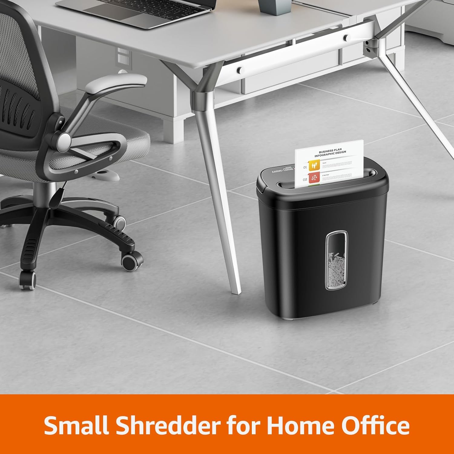 Thumbnail 6 de Amazon Basics Shredder 8-sheet cross-cut 📄