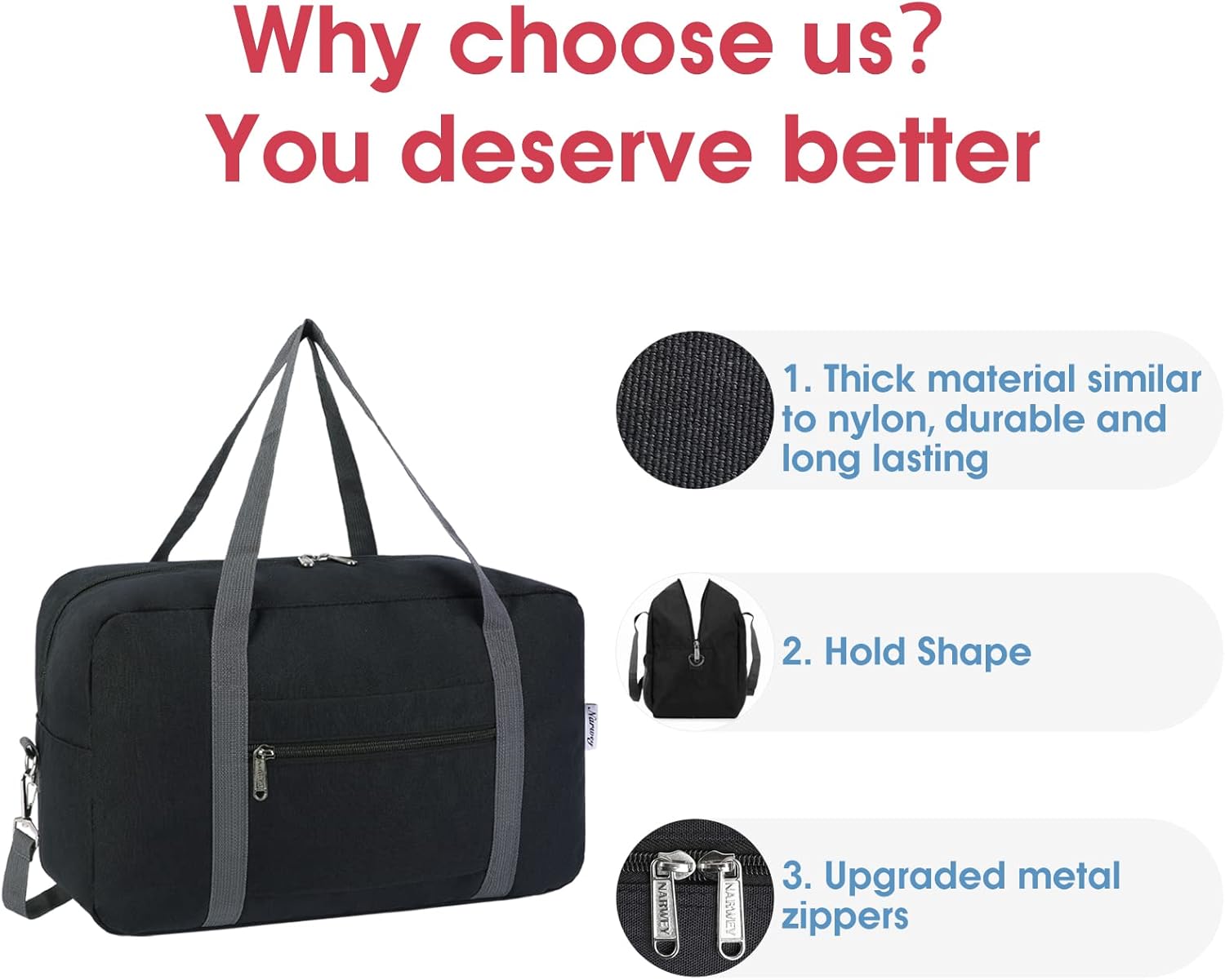 Thumbnail 3 de Narwey Ryanair Cabin Bag 20L Underseat