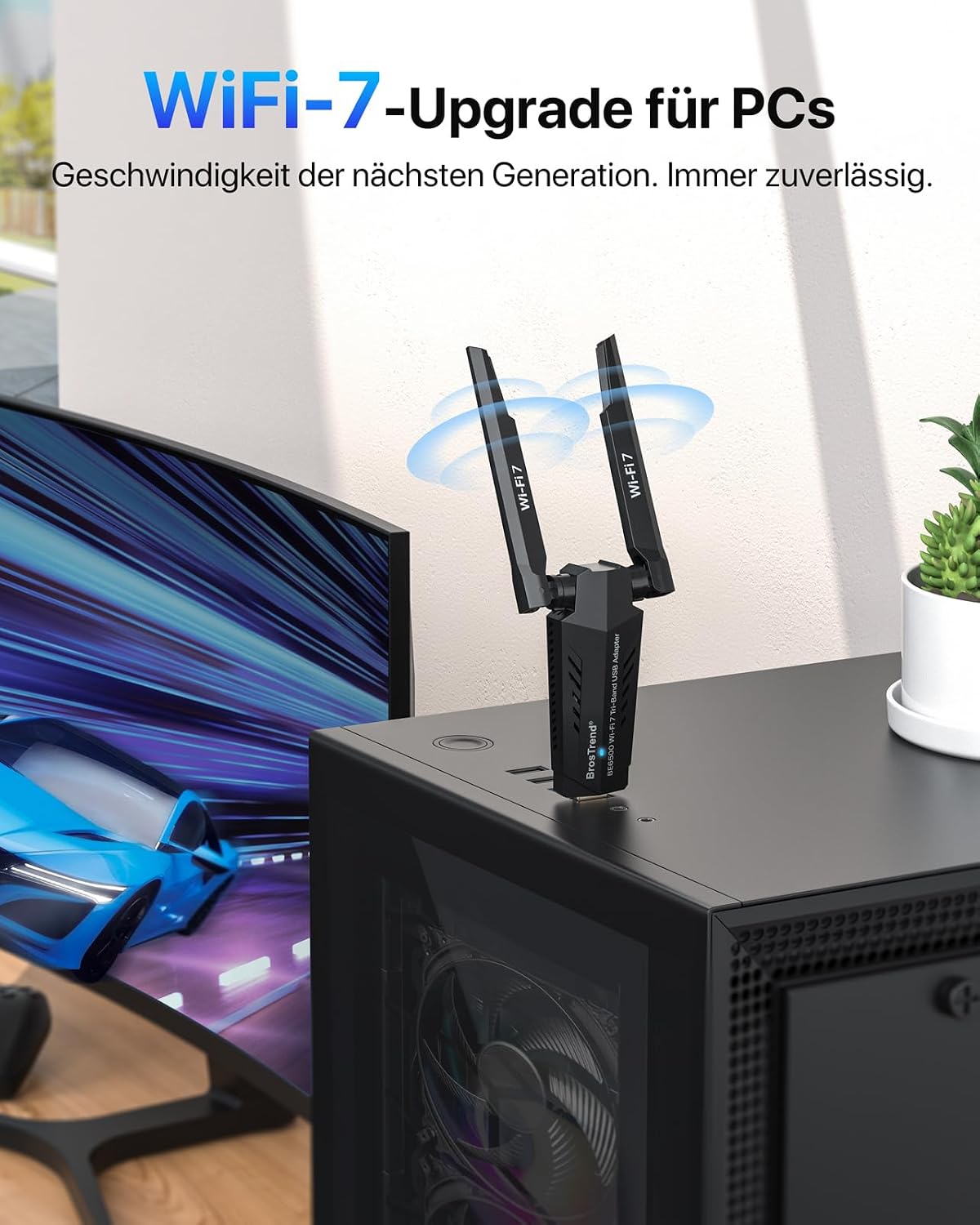 Detalle 2 de WLAN Stick BE6500 WiFi 7 für PC
