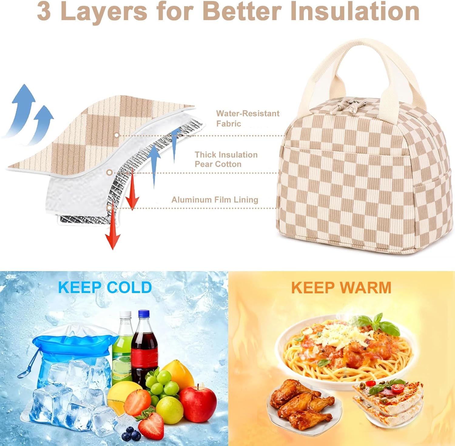 Thumbnail 5 de Bluboon Corduroy Lunch Tote