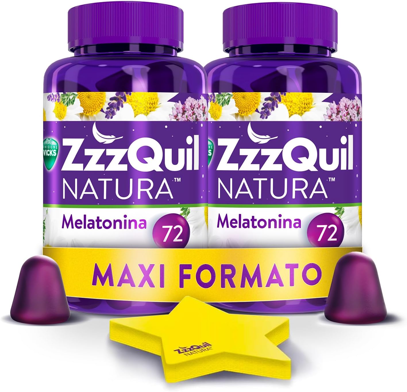 Detalle de ZzzQuil Natura melatonina 1 mg per dormire