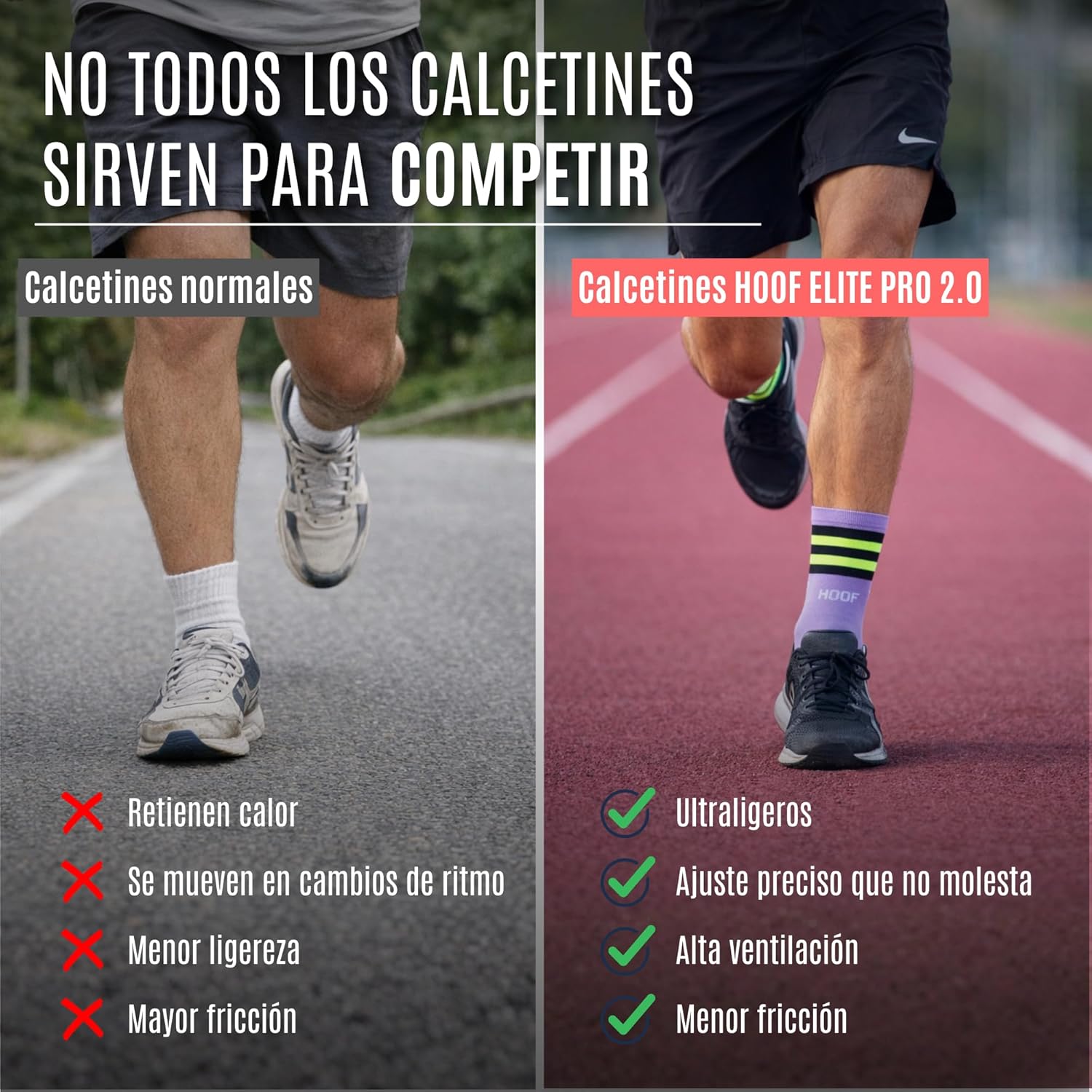Thumbnail 4 de HOOF Calcetines Running antiampollas