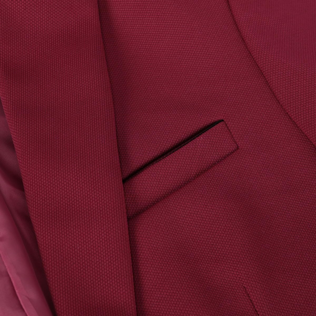 Detalle de Allthemen Blazer Homme Slim Fit – Veste de Costume élégante et polyvalente