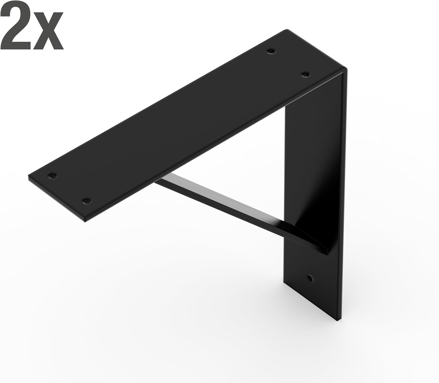 Thumbnail 1 de Alberts 869632 Regalträger Sam – 2 Stück, 205 × 205 × 50 mm, Tragkraft bis 100 kg