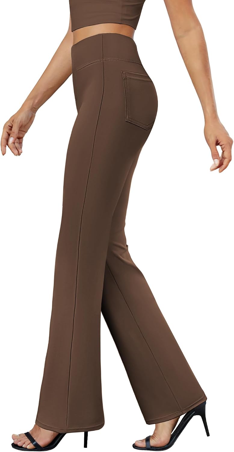 Thumbnail 6 de DLOODA Bootcut Dress Pants, Polyester-Spandex Blend