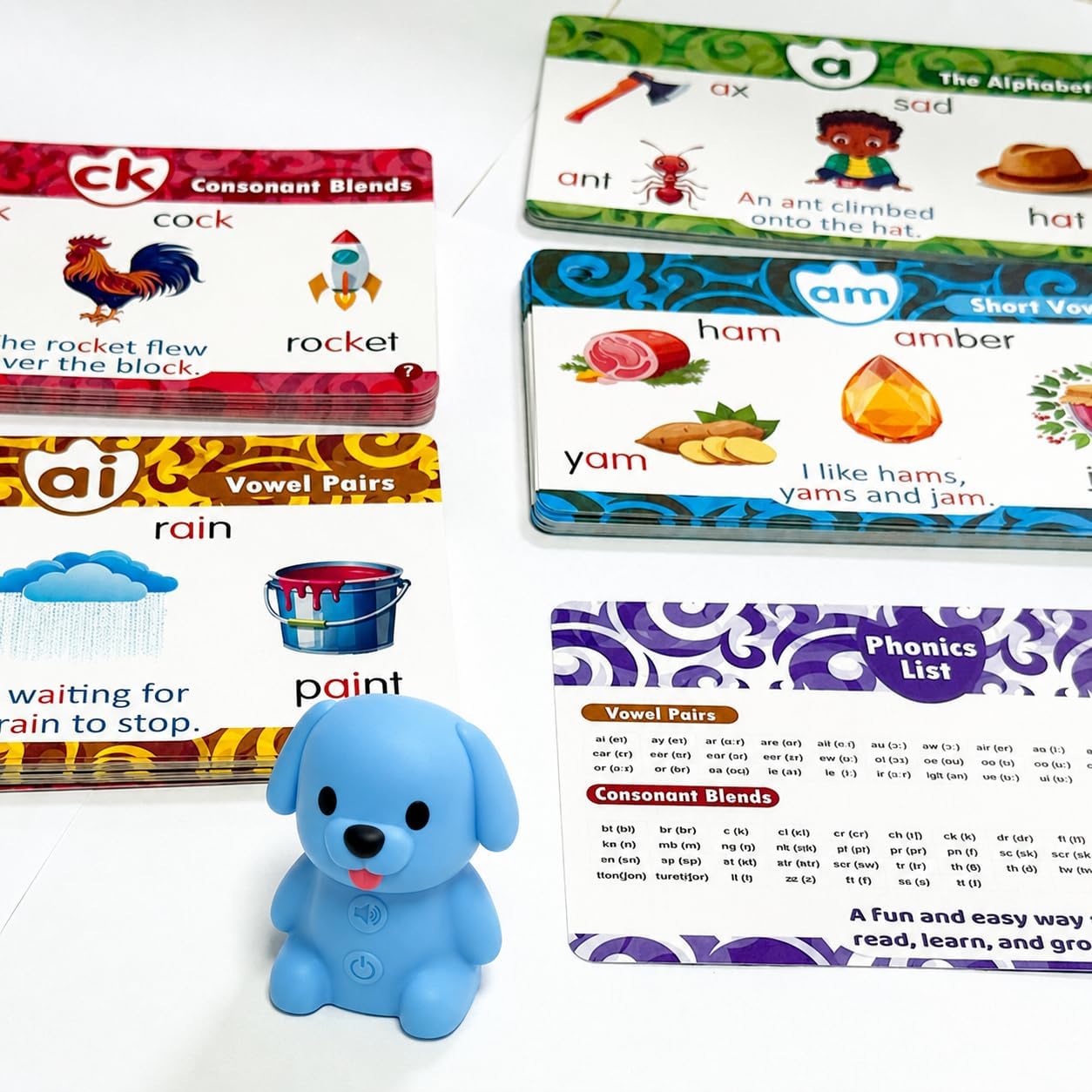 Detalle 1 de Interactive Learning Toy with Talking Pen and Phonics Cards