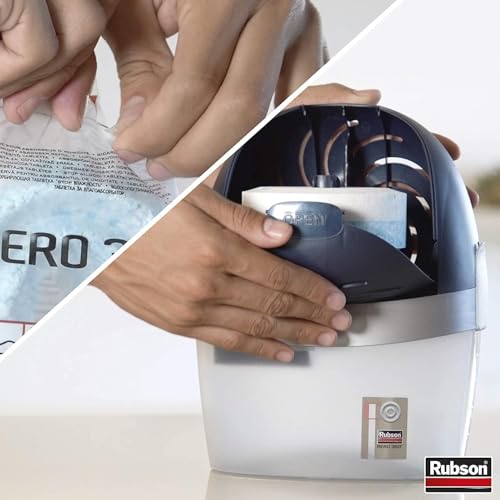 Detalle de Rubson Aero 360° TAB – Recharge Déshumidificateur Lavande 4x450 g (Parfum Lavande)