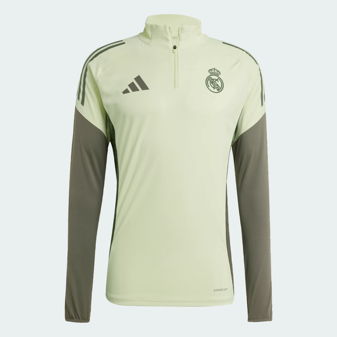 Detalle 2 de Camiseta manga larga Real Madrid Tiro 25 Competition de Adidas – verde