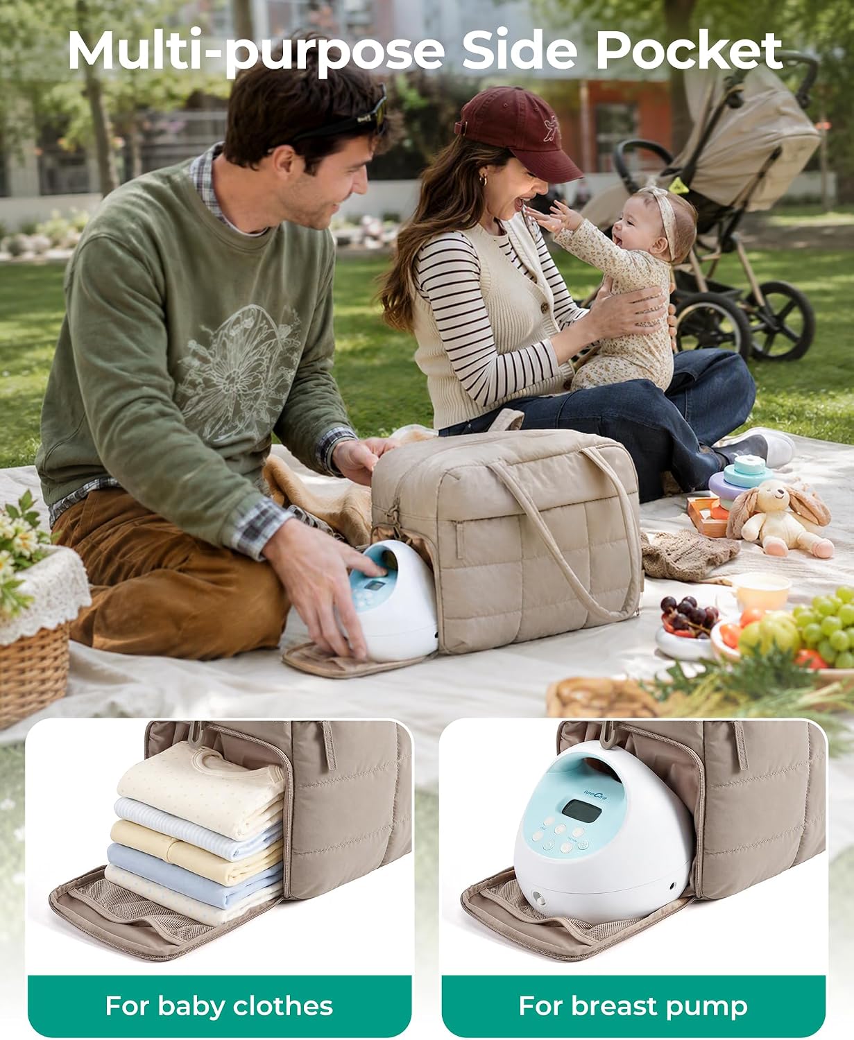 Detalle de BAGSMART Diaper Bag Tote