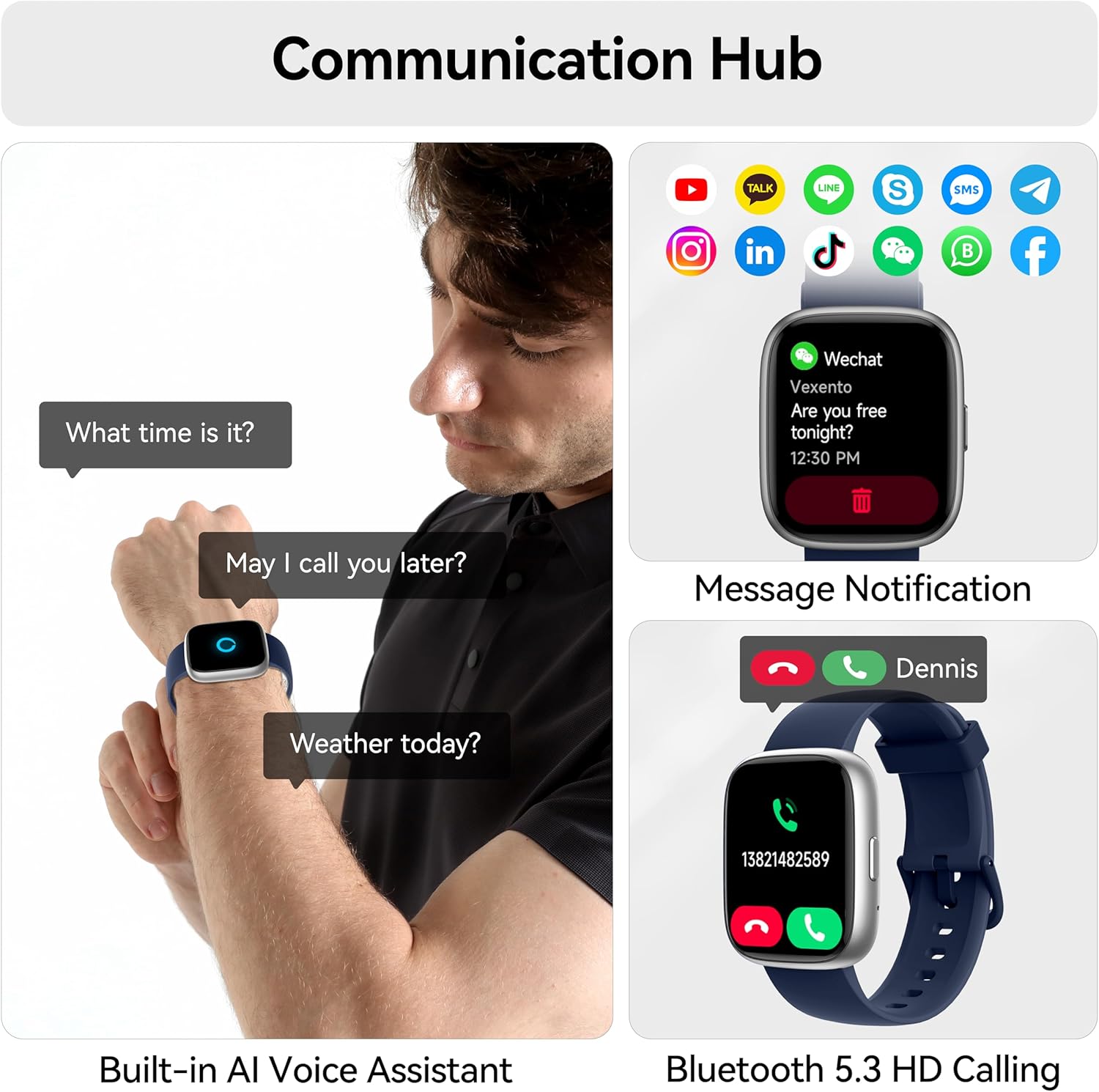Thumbnail 5 de Cillso Smart Watch 1.83" fitness watch