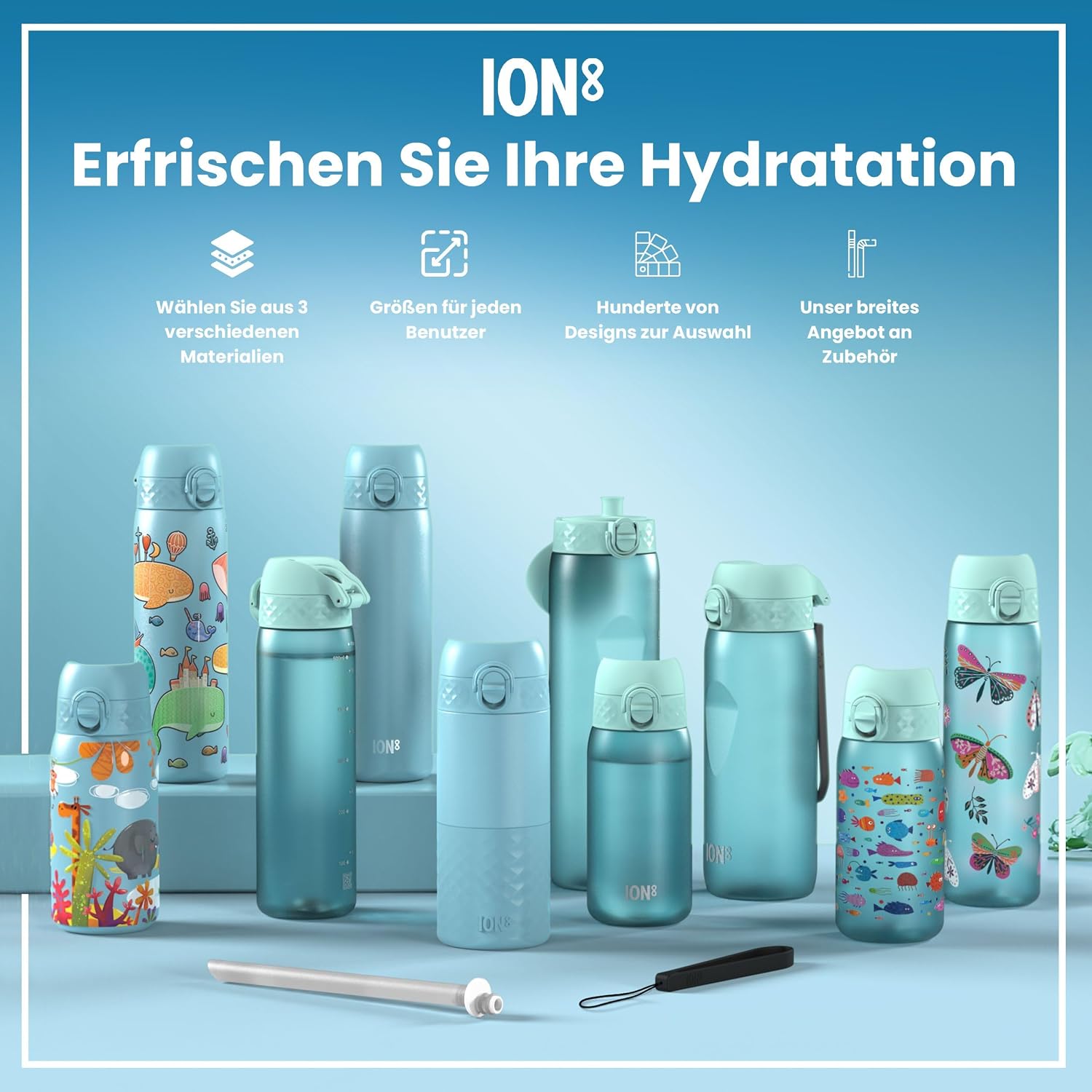 Thumbnail 6 de ion8 Kinder Trinkflasche 400ml 🥤