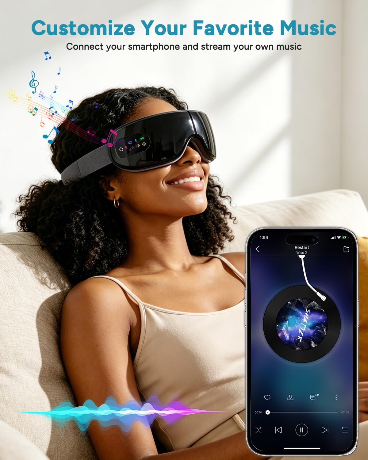 Thumbnail 3 de ZZR SEVEN Eye Massager, 7 Heating Modes