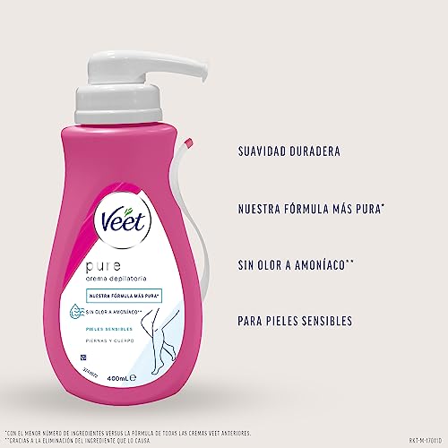 Detalle 2 de Veet Crème Dépilatoire Sensitive 400 ml