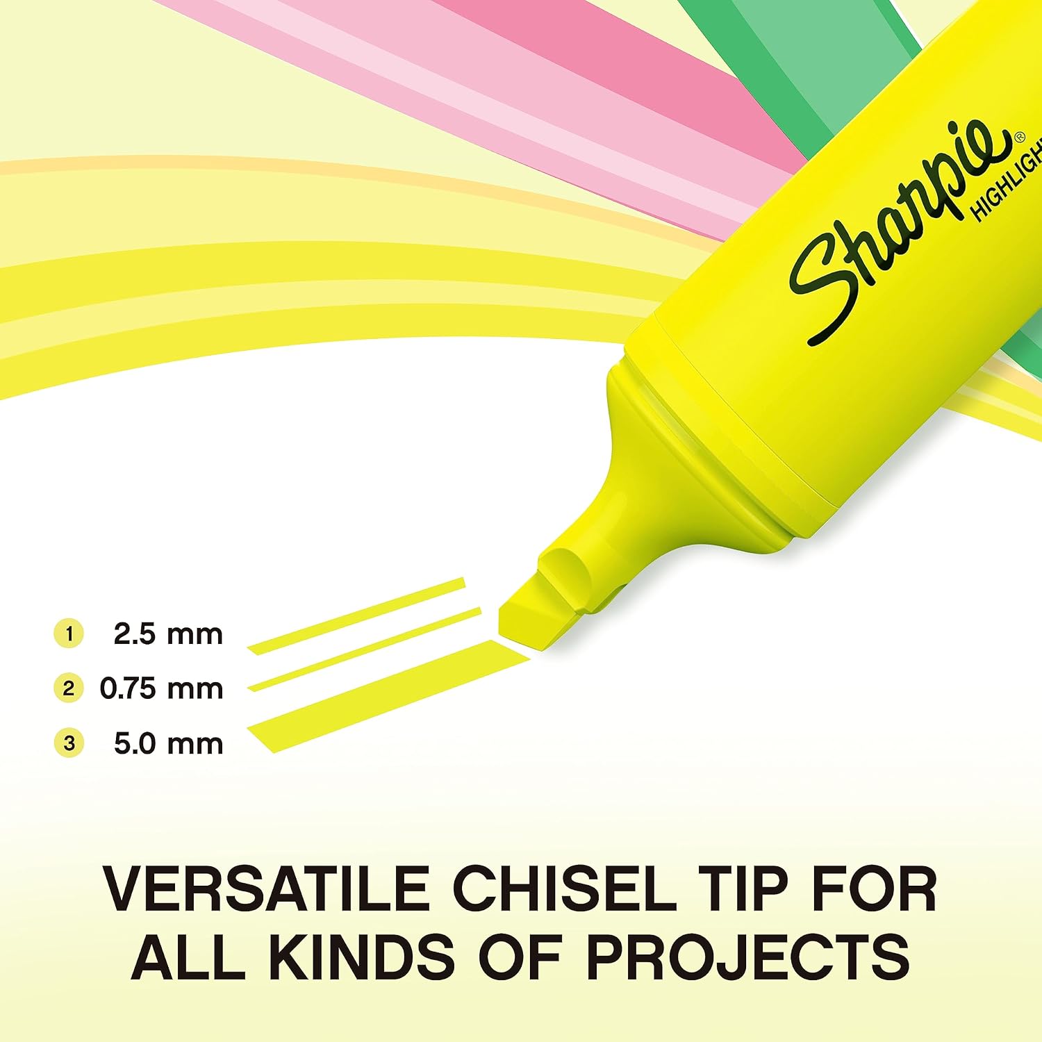 Detalle de Evidenziatori Sharpie Fluo XL 4 colori