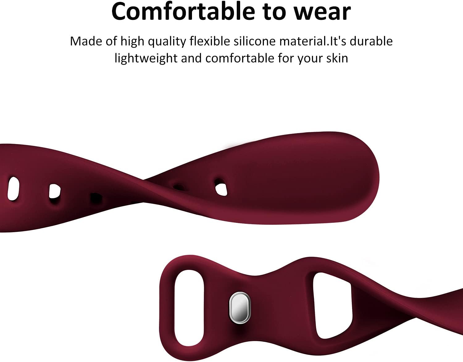 Detalle 2 de Acrbiutu Thin Slim Band 38mm for Apple Watch
