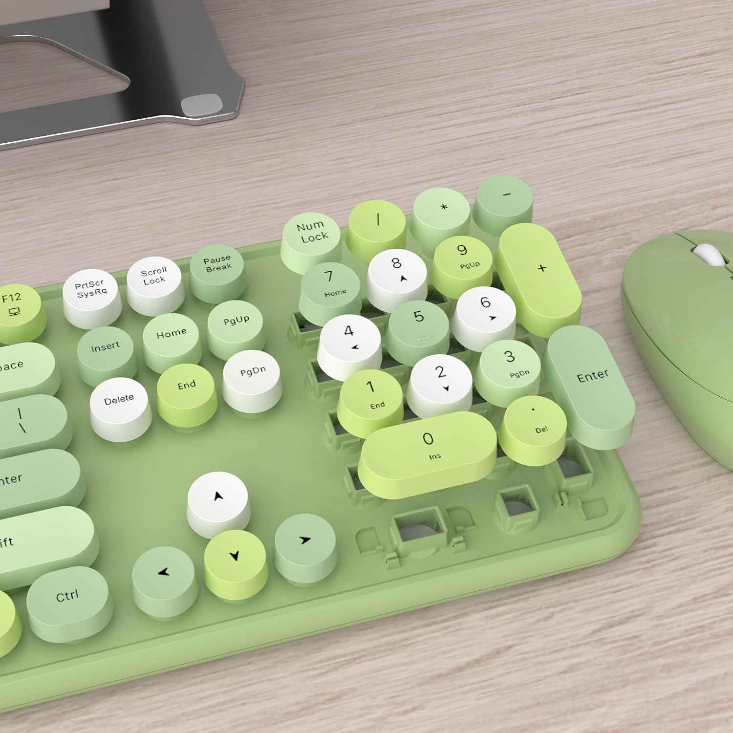 Thumbnail 4 de UBOTIE Colorful Wireless Keyboard & Mouse Combo