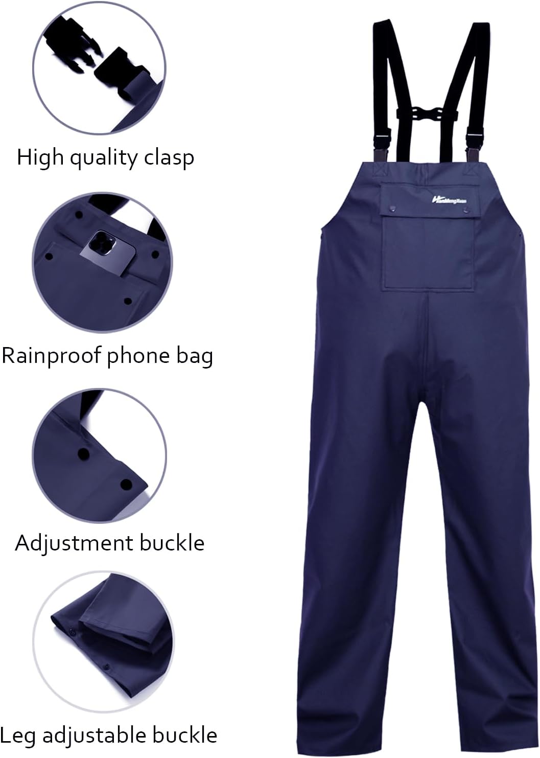 Detalle de HANMENGXUAN Rain Suit PVC/PU