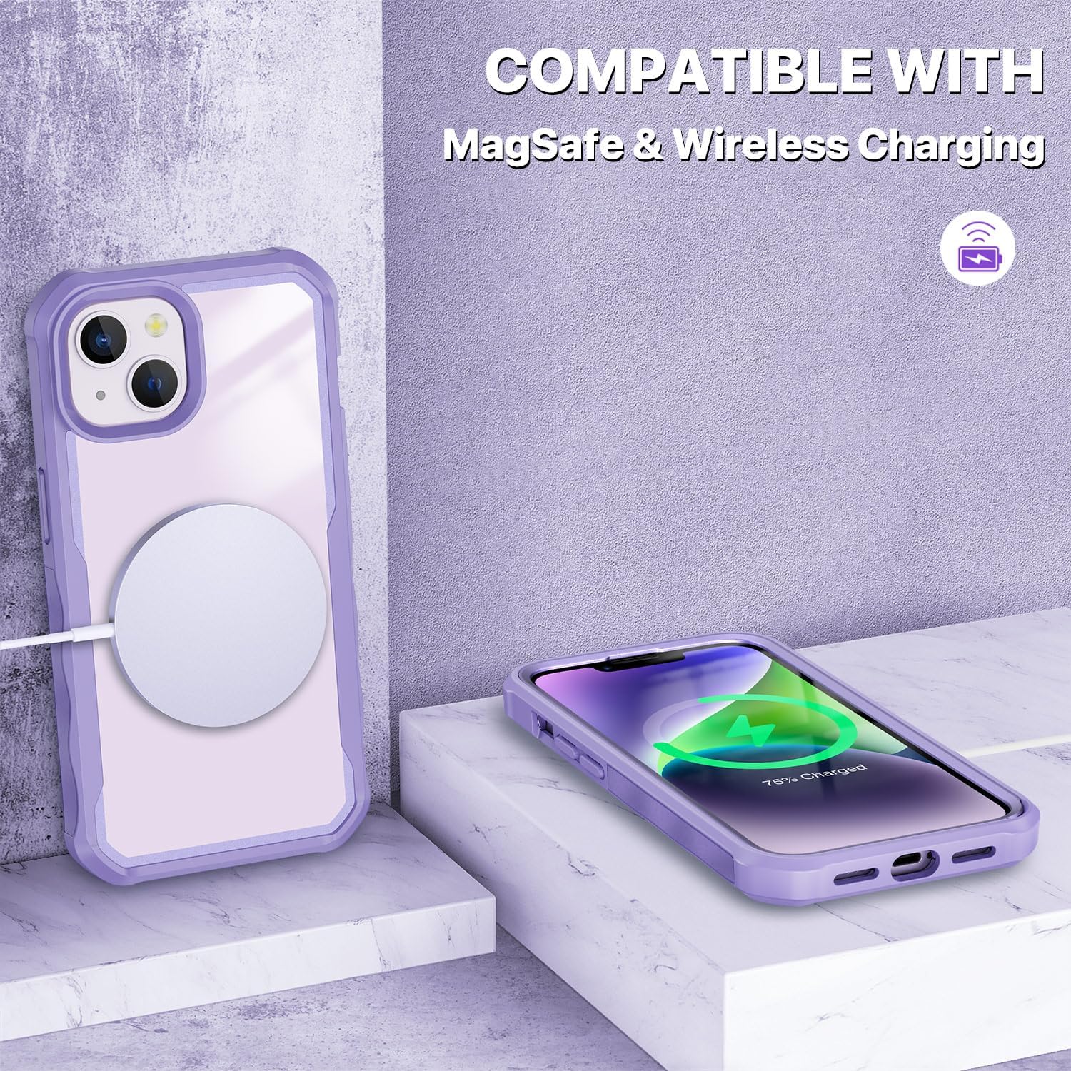 Detalle 2 de iPhone 14 case with built-in 9H glass