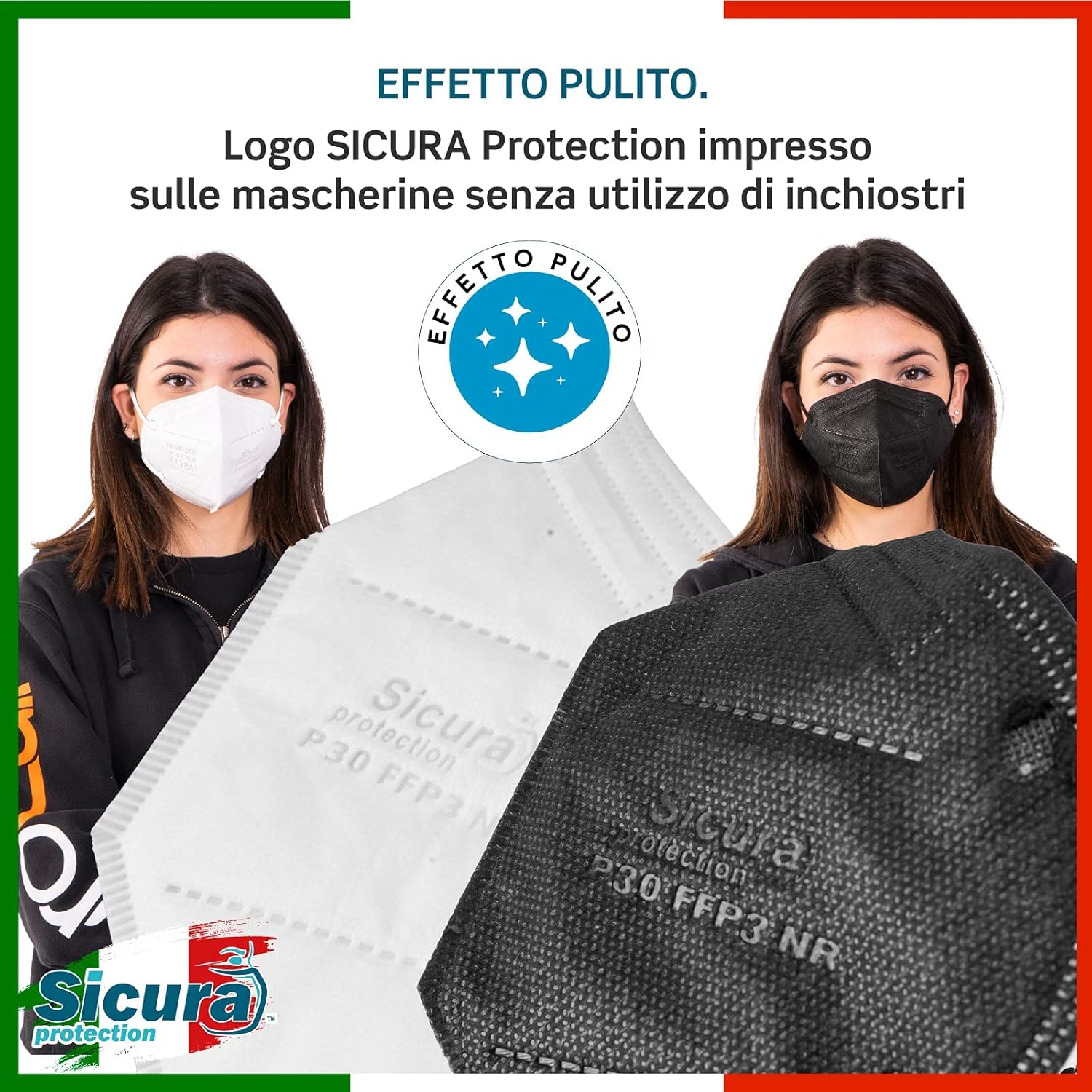 Detalle 2 de Mascarillas FFP3 25 unidades BFE≥99% PFE≥99%