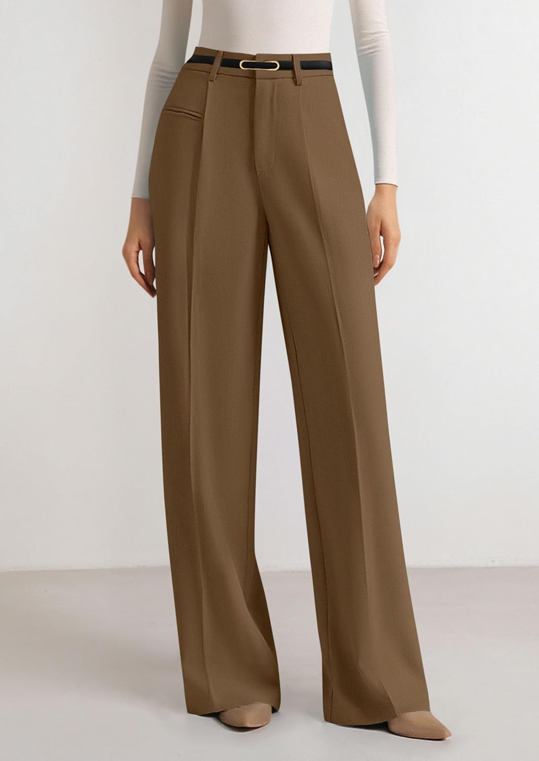 Thumbnail 5 de PRETTYGARDEN Women's Wide Leg Dress Pants: High-Waisted Palazzo Trousers for Work and Everyday