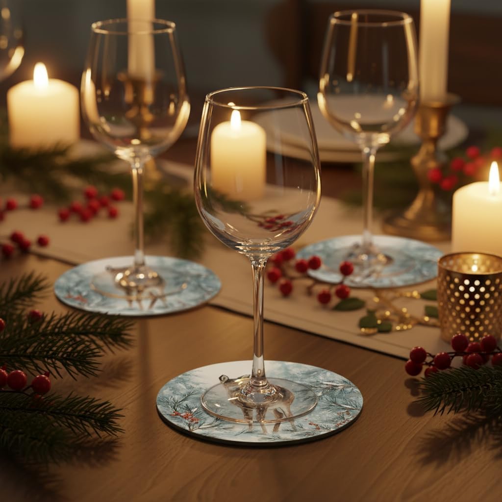 Thumbnail 4 de GD Print Aquarell Bierdeckel (50 Stück) rund, 107 mm – Untersetzer für Tischdeko