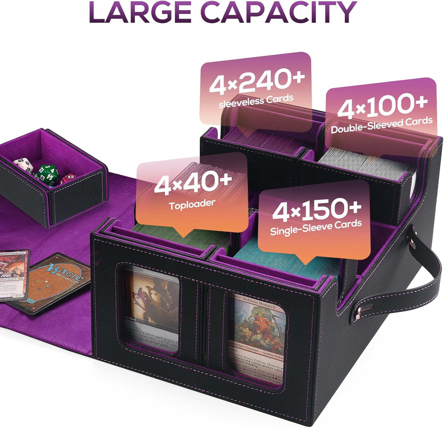 Thumbnail 1 de STTRBOX Trading Card Storage Box 11 x 7.9 🎴