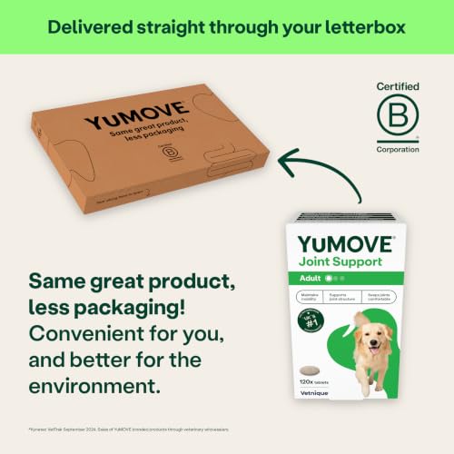 Thumbnail 9 de YuMOVE Joint Supplement for Dogs: Higher Strength Joint Care for Adult Dogs Aged 6–8 (120 Tablets)
