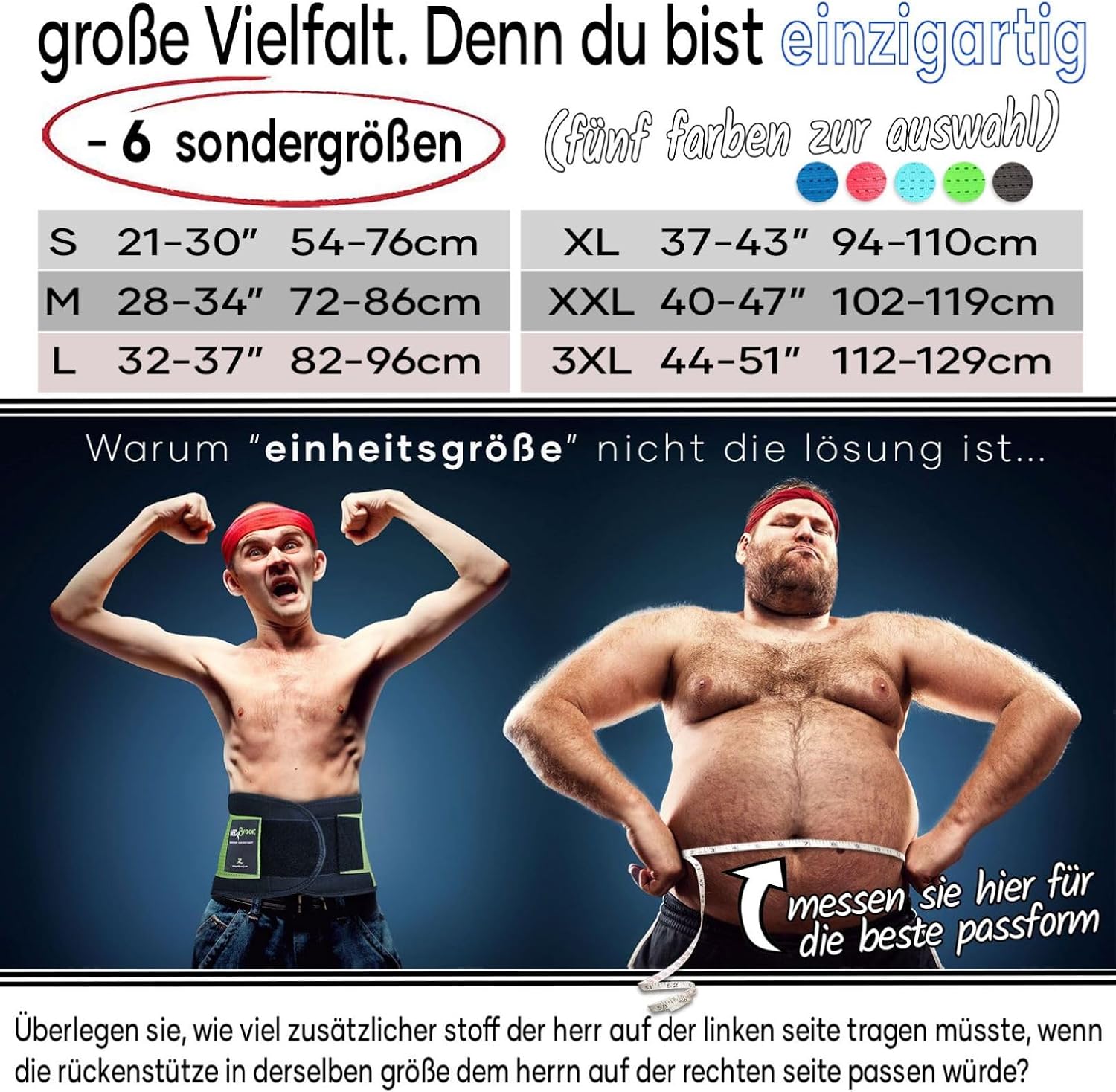Thumbnail 4 de MEDiBrace Rückenstützgürtel Rückenbandage