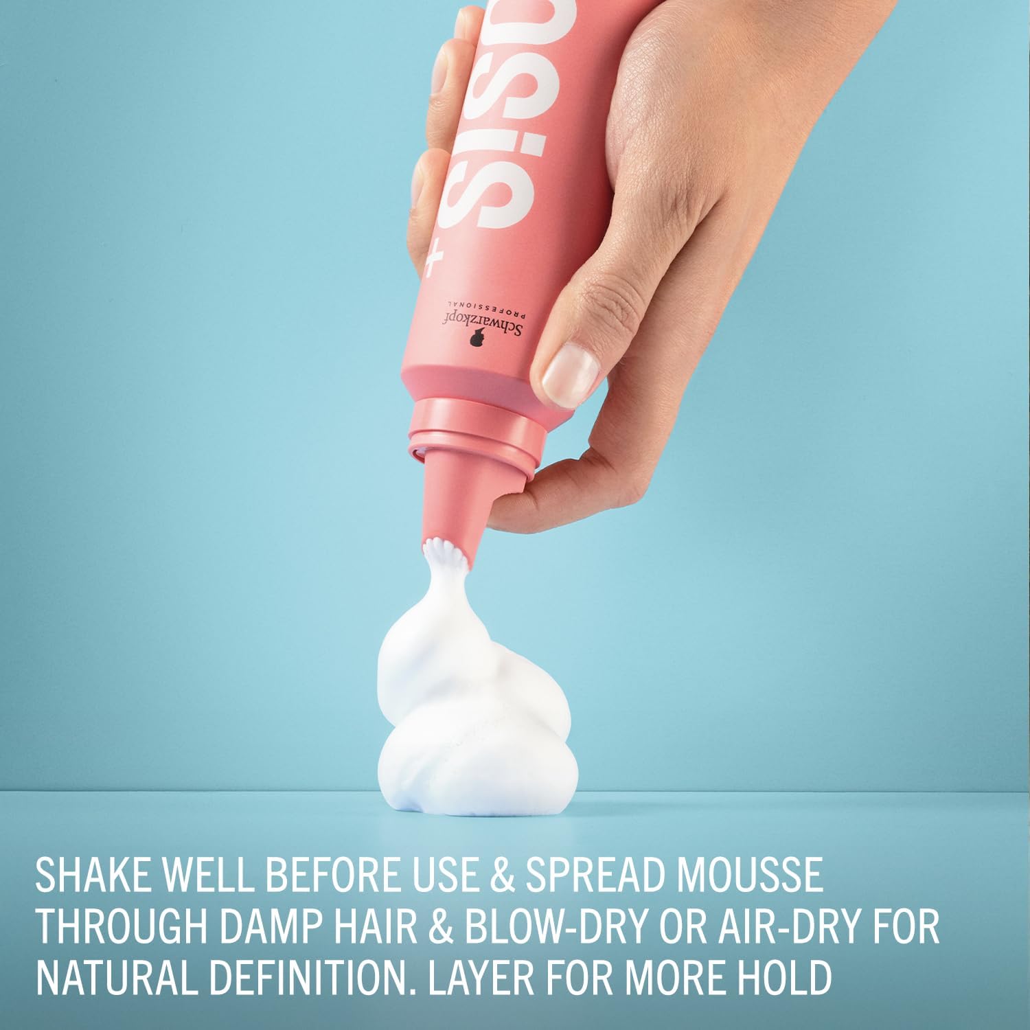 Thumbnail 2 de Schwarzkopf Professional OSiS Air Whip Hair Mousse (200 ml) – heat protection, light hold and frizz control