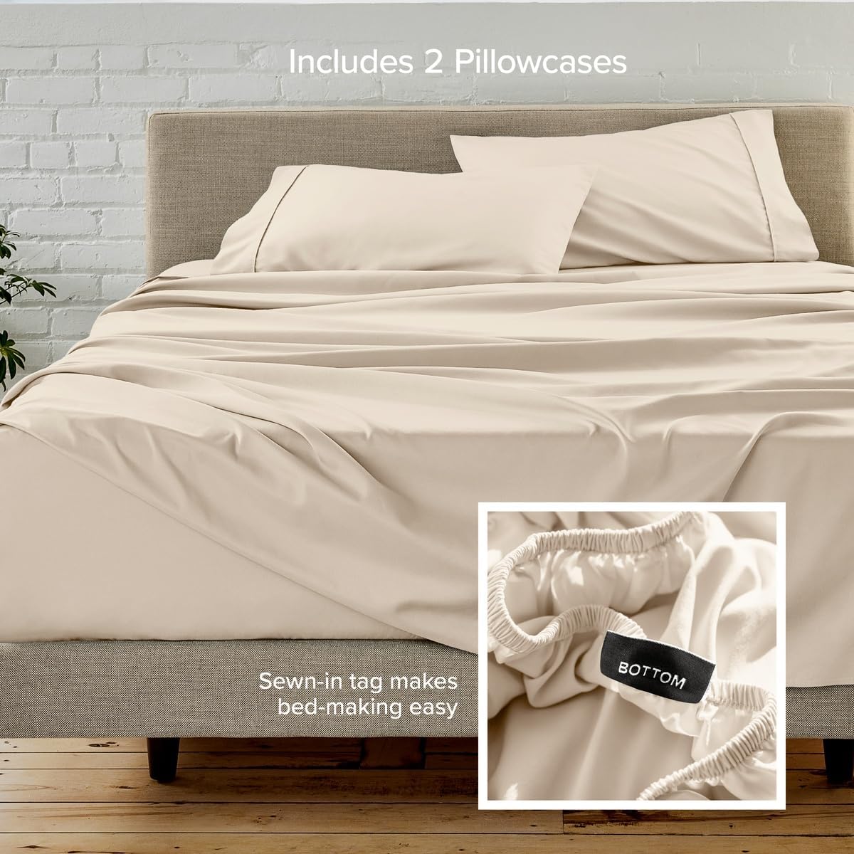 Thumbnail 3 de Bare Home Microfiber Sheet Set, Twin XL