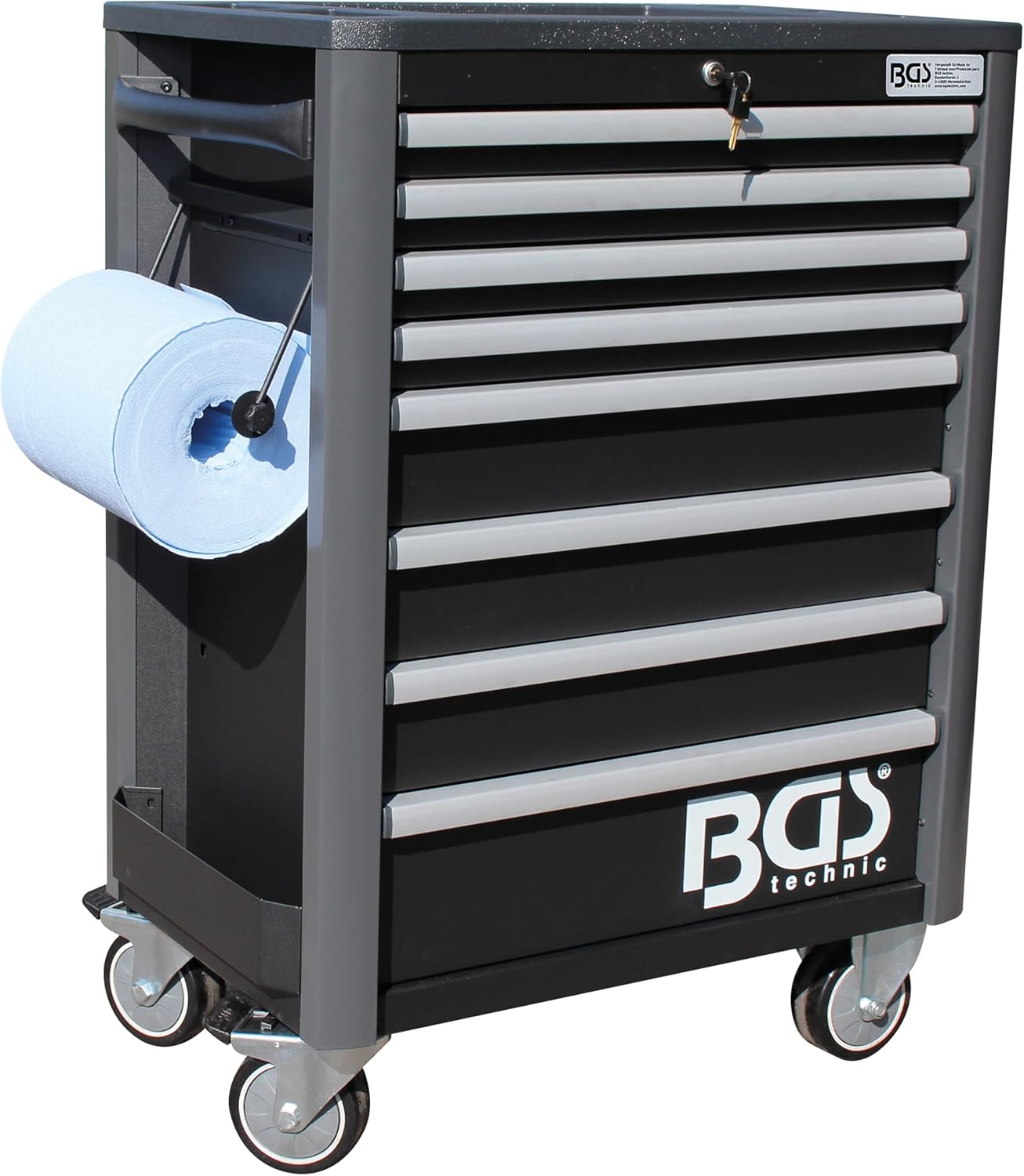Detalle 2 de BGS 67161 - Support à Rouleaux de Papier pour servante Profi