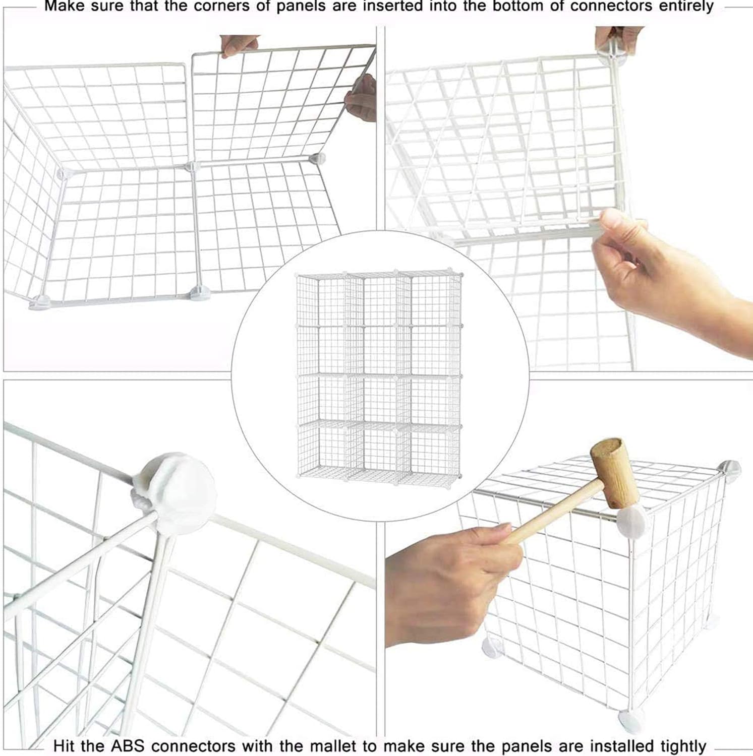 Thumbnail 6 de C&AHOME wire cube storage, 12-cube