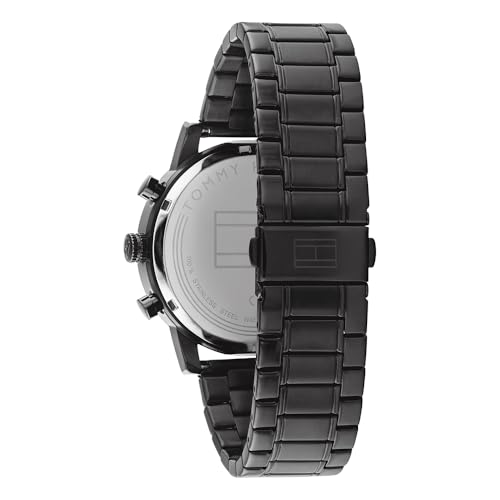 Thumbnail 2 de Tommy Hilfiger Multi Zifferblatt Quarz Uhr für Herren mit schwarzem Edelstahlarmband – 44 mm Gehäuse, 1791879