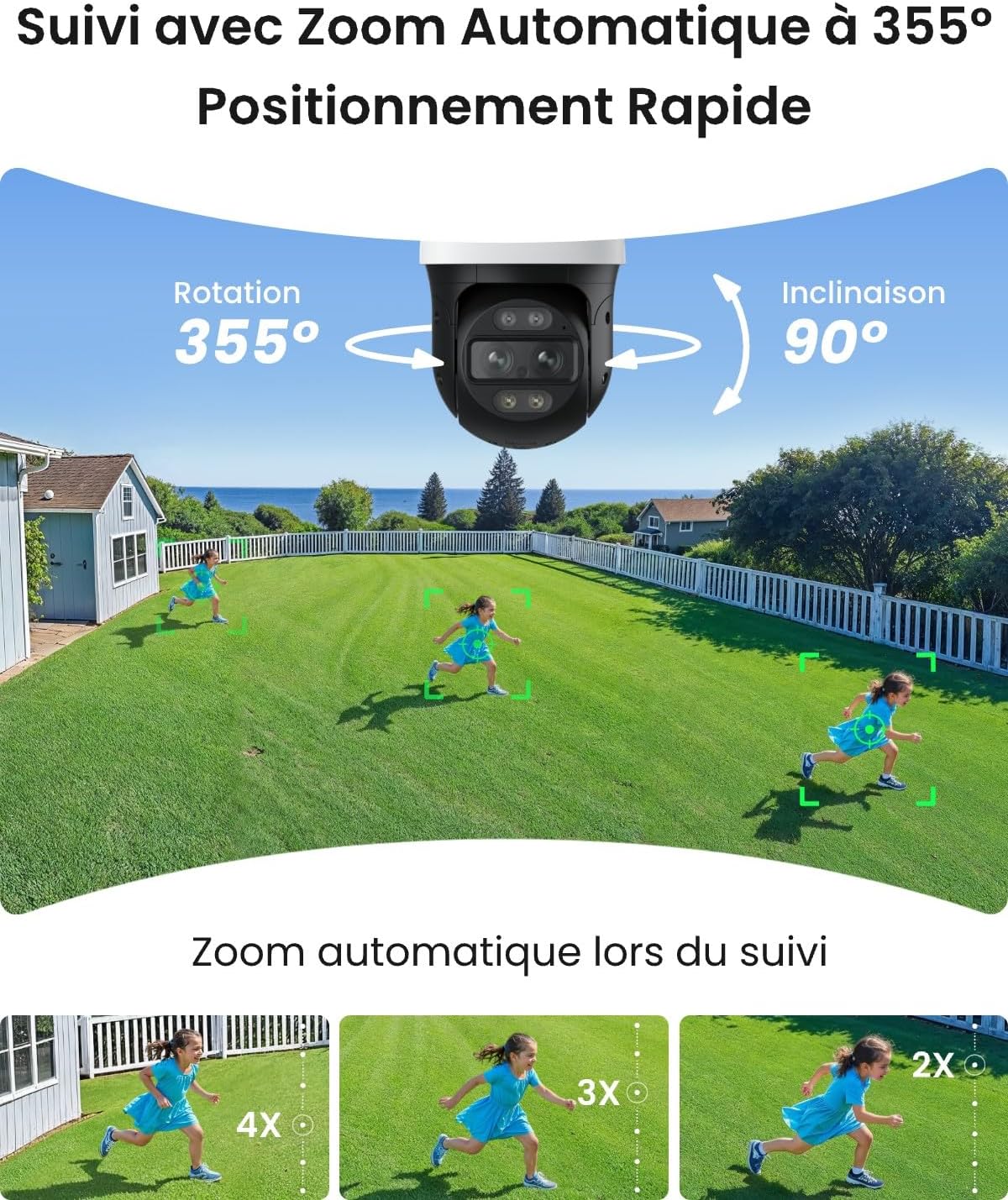 Thumbnail 2 de Reolink PTZ 4K Caméra Extérieur 6x Zoom