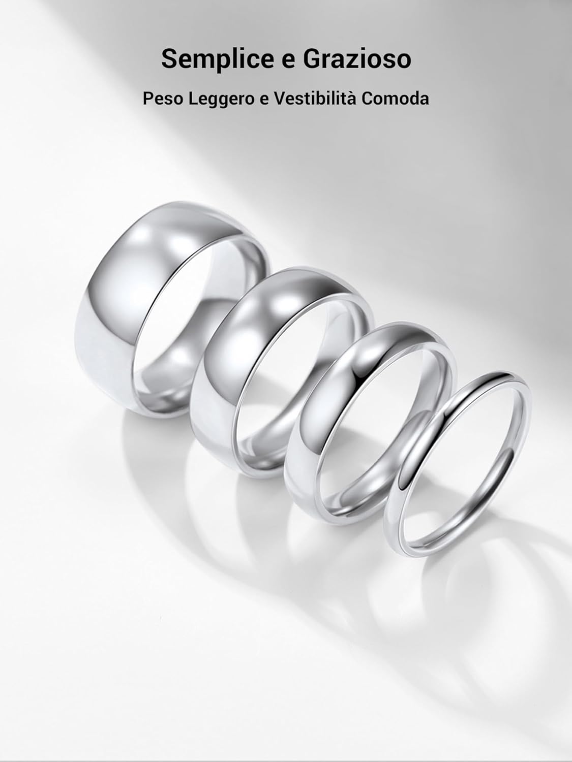 Thumbnail 5 de PROSTEEL Anello Personalizzabile Uomo/Donna con Incisione - Acciaio Inossidabile o Oro 18K Placcato, Confezione Regalo