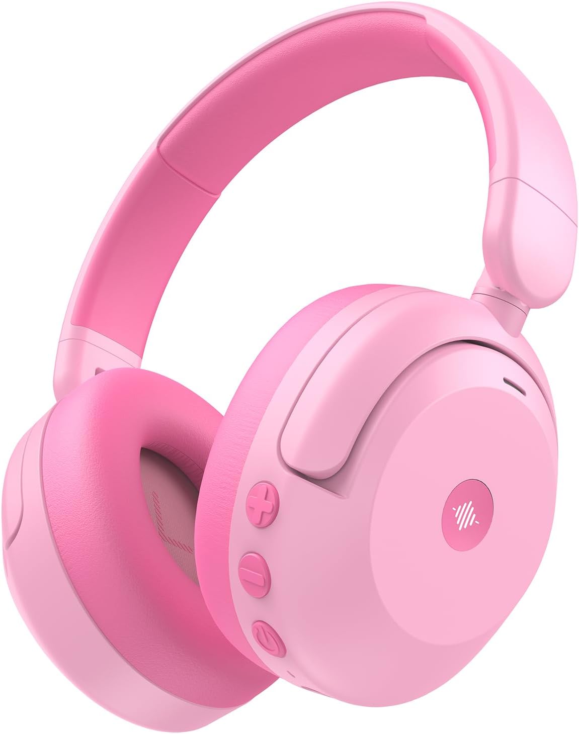 Detalle de iClever Noise Cancelling Kinder-Kopfhörer per Bluetooth 5.4 mit 60 Std. Spielzeit und 80 dBA Lautstärkelimit