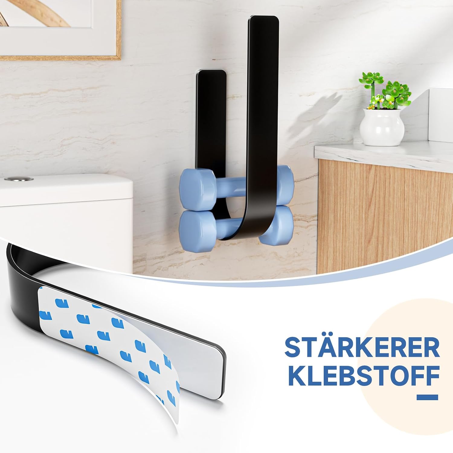 Detalle 2 de XILIMOR Toilettenpapier-Aufbewahrung 3 Rollen
